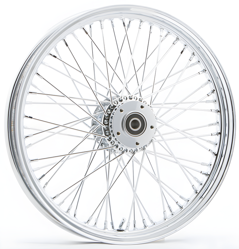 Harddrive Front 60 Spoke Wheels - 60-SPK SD/DD Chrome 19x2.15 NG-HUB 1