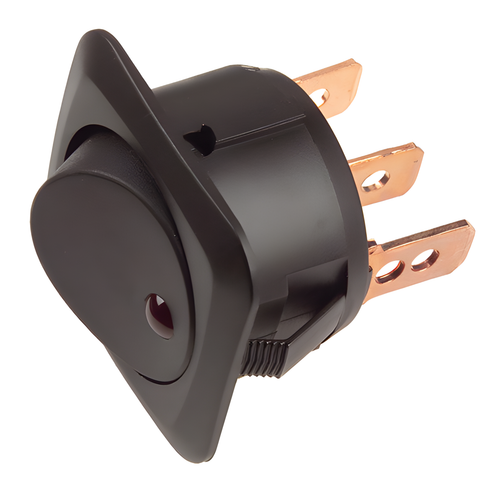 Grote Rocker Style Switch - W/LED 25 AMP