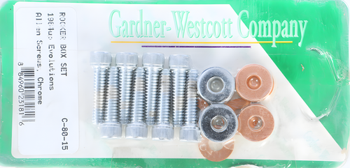 GardnerWestcott Rocker Box Cover Set - Chrome 1984-1999 EVO BIG Twin — Harley-Davidson (1984-1999)