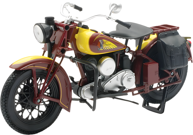 New-Ray Specialty Bike Replica - 1:12 Sport Scout 1934 Indian Sport Scout