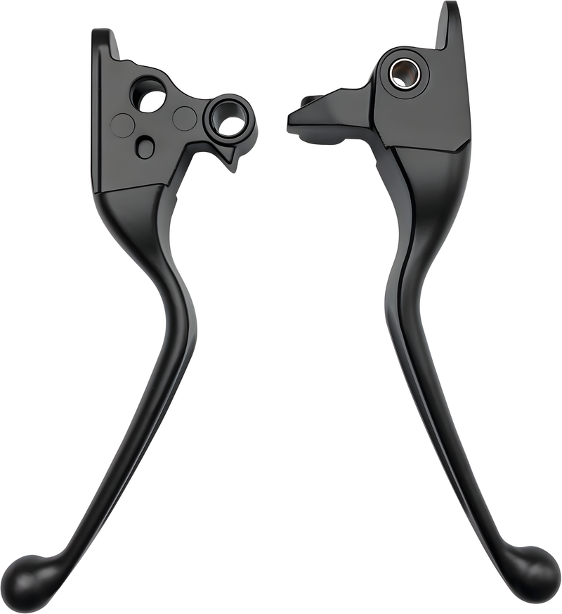 Harddrive Custom Levers - FLH/FLT 2008-2013 W/Cable Clutch — Harley-Davidson Road King, Road King Classic, Electra Glide Classic (2008-2013)