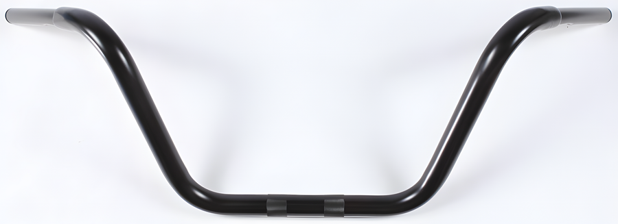 Harddrive 12" Rise 1.25" Ape Hanger Handlebars Gloss Black - Harley Dyna & Softail