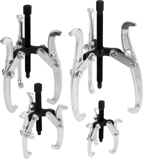 Performance Tool 4 Piece 3 Jaw Gear Puller Set - PC 3 JAW Gear Puller SET