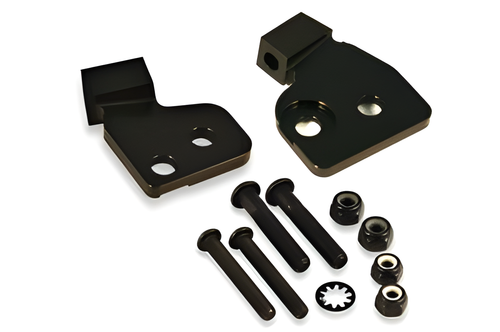 Powermadd Handguard Mount Kit - Mounts Touring 17-UP — Harley-Davidson Road King, Road King Special, Electra Glide Ultra Classic (2017-2019)