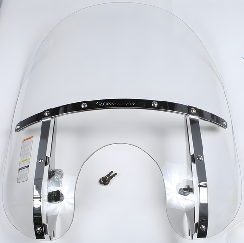 National Cycle Switchblade 2-Up Windshield - CLR H-D Narrow 49mm — Harley-Davidson (2006-2017)