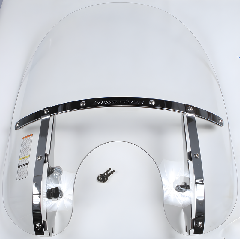 National Cycle Switchblade 2-Up Windshield - CLR H-D Narrow 49mm — Harley-Davidson (2006-2017)