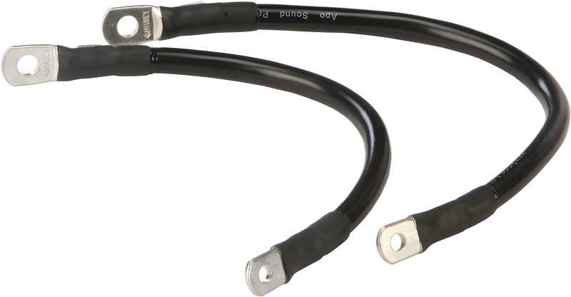 All Balls Battery Cable Kit - Softail Fxst/Flst — Harley-Davidson Softail Heritage Classic, Softail Fat Boy, Softail Springer (1989-2008)