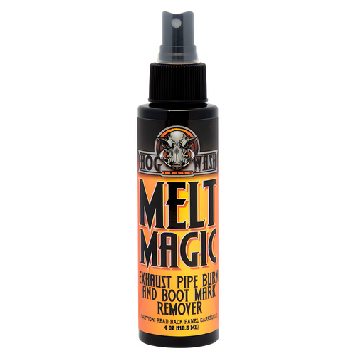Hog Wash Melt Magic Burn Remover Spray - Exhaust Pipe Burn AND Boot Mark Remove…