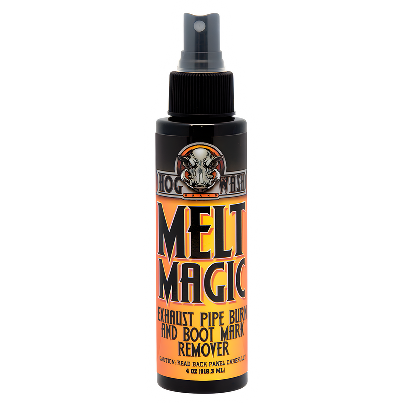 Hog Wash Melt Magic Burn Remover Spray - Exhaust Pipe Burn AND Boot Mark Remove…