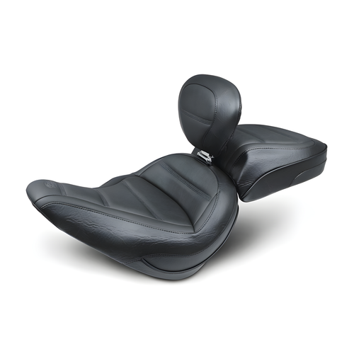 Mustang Motorcycle Solo with Driver Backrest Original — 2018-2021 Harley-Davidson Touring