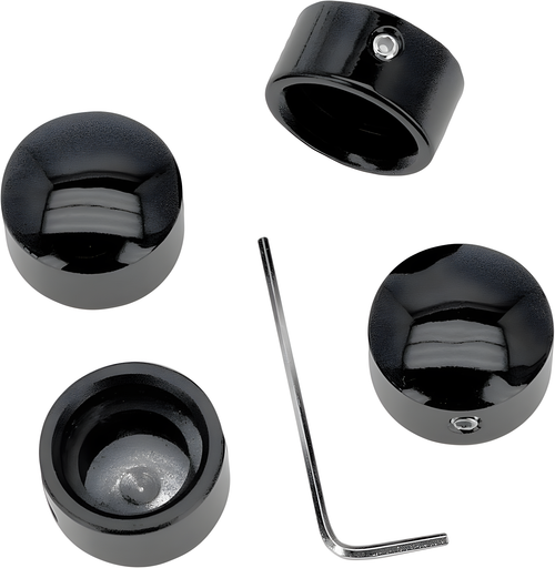 Harddrive Head Bolt Cover - Covers Black 4-PK — Harley-Davidson (1984-2019)