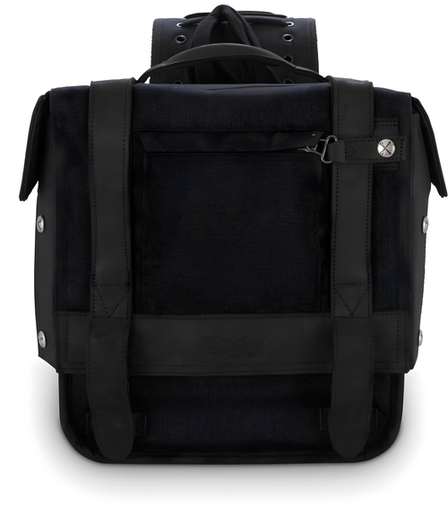 Burly Brand Throwover Saddlebag - Black