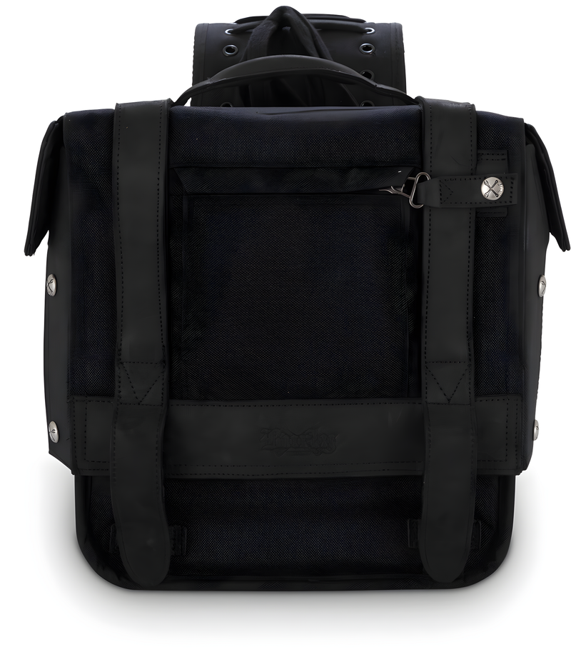 Burly Brand Throwover Saddlebag - Black