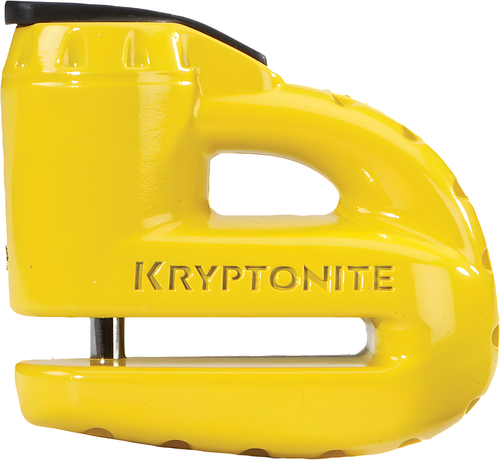 Kryptonite Krypto Disc 5S - 5-S Disc Lock W/Reminder Cable Yellow