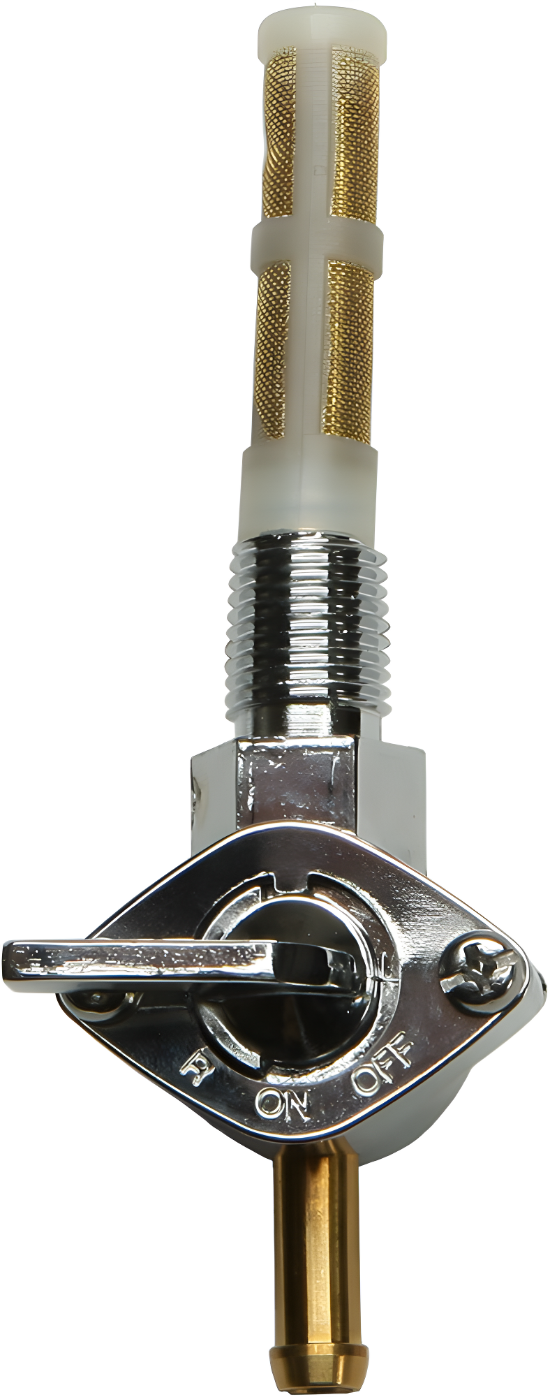 Harddrive Petcock - W/ 1/4 NPT Straight Down — Harley-Davidson Softail Heritage Classic, Electra Glide Classic, Electra Glide (1975-2026)