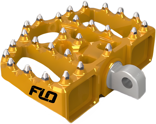 Flo Motorsports Mini Moto Boards - HD Gold — Harley-Davidson Electra Glide, Softail Heritage Classic, Electra Glide Classic (1955-2026)