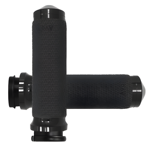Avon Memory Foam Grip - Black — Harley-Davidson Road King, Electra Glide Ultra Classic, Street Glide (2008-2019)
