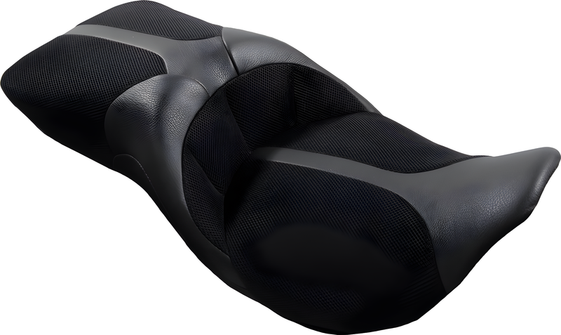 Danny Gray TourIST 2-Up Air-2 Seat - FLH/FLT `08-UP — Harley-Davidson Road King, Electra Glide Ultra Classic, Street Glide (2008-2018)
