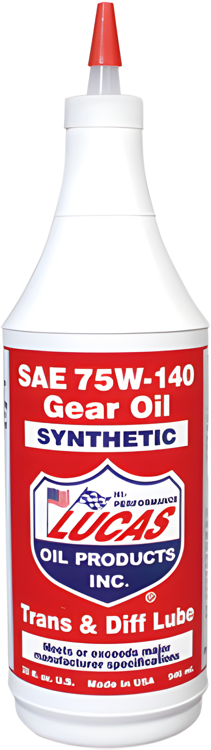Lucas Synthetic Gear & Transmission Oil - 75w140 1 QT (12/Case Sold Ea)