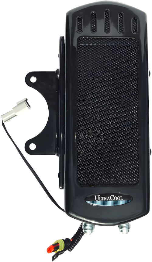Ultracool M8 Side Mount Oil Cooler - Touring `2017-2023 Gloss BLK