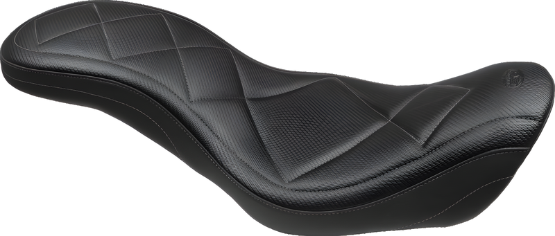 Mustang Motorcycle 1 Piece Carbon — 2006-2017 Harley-Davidson Dyna Super