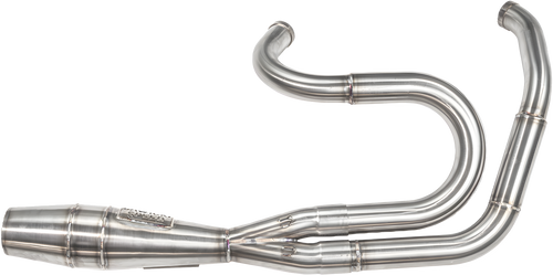 Sawicki 2in1 Dyna Shorty Cannon Big Inch Brushed Ss — Harley-Davidson Dyna Wide Glide, Dyna Low Rider, Dyna Super Glide (1983-2020)