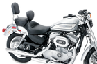 Mustang Motorcycle Solo with Driver Backrest Original — 2004-2021 Harley-Davidson Touring