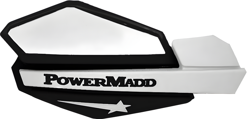 Powermadd Star Series Handguards - Black/White