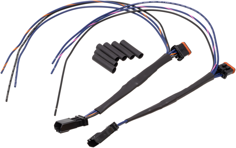 NAMZ Custom Cycle Front Turn Signal Tap Harness - 14-UP FXD Flst Flhr Fltr Flhx — Harley-Davidson (2014-2026)