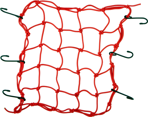 Fire Power Standard Cargo Net - RED 15x15