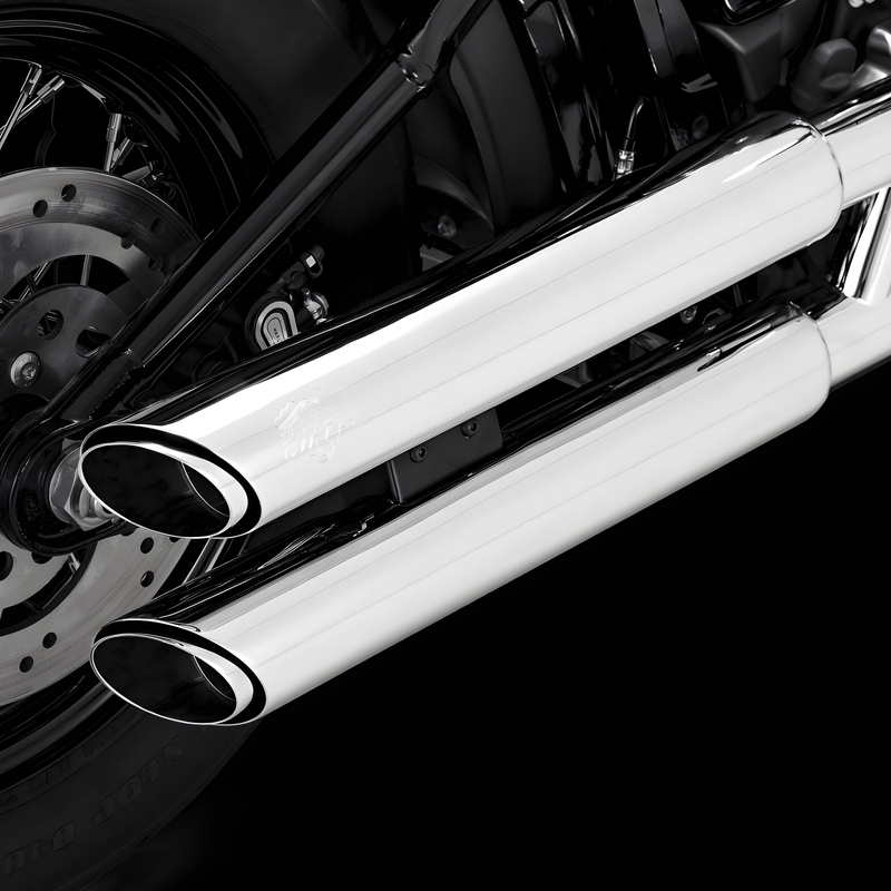 Vance and Hines Twin Slash Slip-Ons — 2018-2022 Harley-Davidson Softail Twin