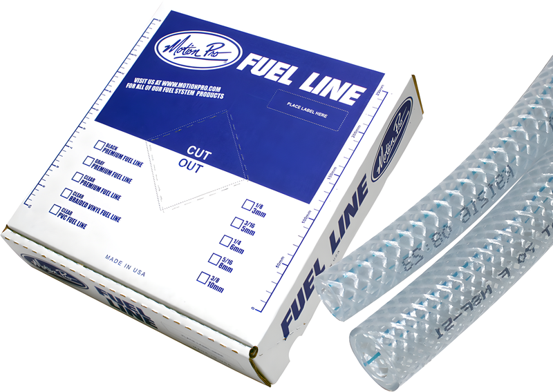 Motion Pro Braided Vinyl Fuel Line - 3/16