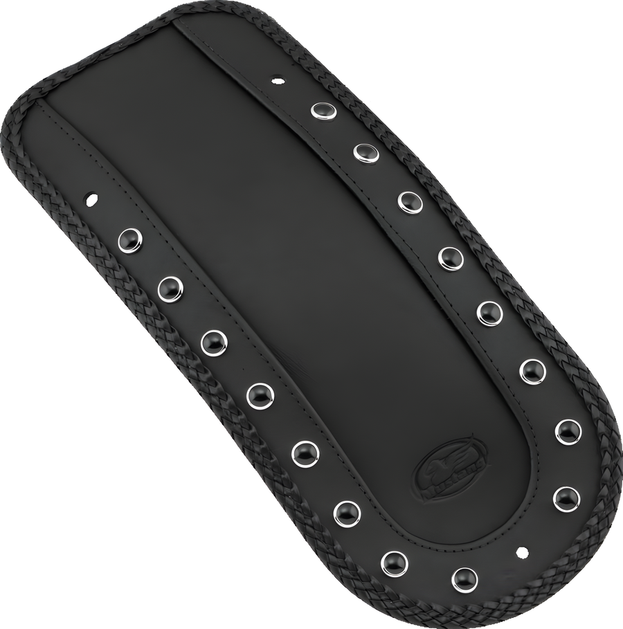 Mustang Motorcycle Black Pearls Fender Bib - Harley Touring & Softail