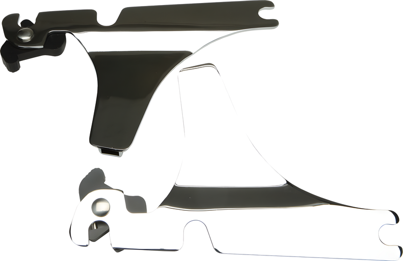 Harddrive Detachable Sissy Bar Side Plates - Chrome Flstc 2000-2002 — Harley-Davidson Softail Heritage Classic (2003-2017)