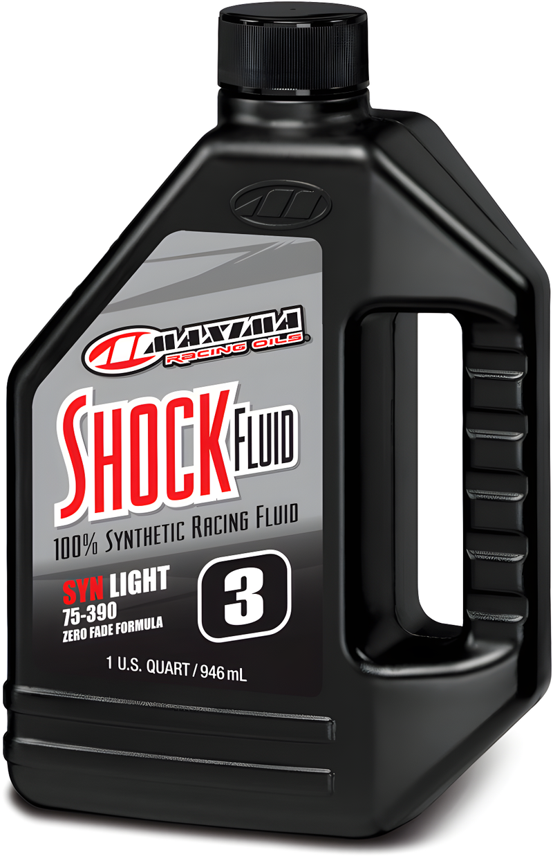 Maxima Synthetic Racing Shock Fluid - 3w 1qt