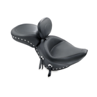 Mustang Motorcycle Solo with Driver Backrest Studs — 2000-2015 Harley-Davidson Touring