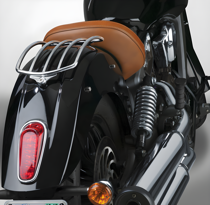 National Cycle Paladin Solo Fender Rack - Chrome Indian — Indian Motorcycle Scout, Scout Sixty, Scout Rogue Sixty (2015-2025)