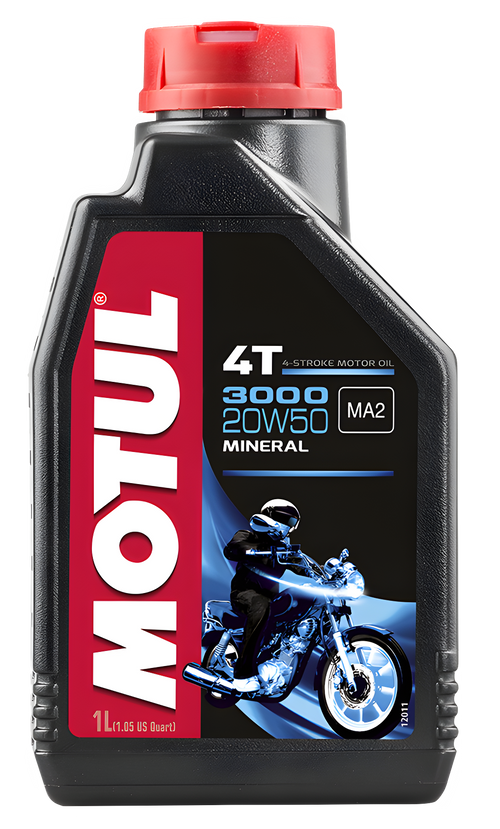 Motul 3000 4T Oil - Petroleum OIL 20w50 1l