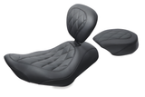 Mustang Motorcycle Passenger Diamond Seat - Harley-Davidson V-Twin