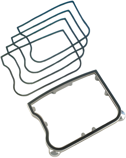 James Gaskets Big Twin Rocker Box Assembly Gasket - Cover Upper Rubber Early 5/… — Harley-Davidson (1984-1991)