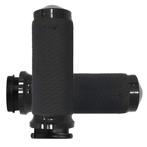 Avon Memory Foam Grip - Black — Harley-Davidson Road King, Electra Glide Ultra Classic, Street Glide (2008-2019)