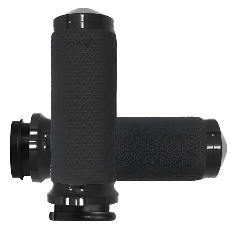 Avon Memory Foam Grip - Black — Harley-Davidson Road King, Electra Glide Ultra Classic, Street Glide (2008-2019)
