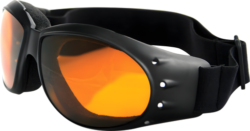 Bobster Cruiser Goggles - Sunglasses Black W/Amber Lens