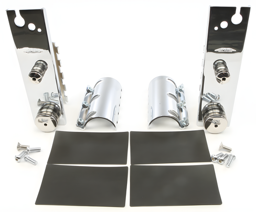 National Cycle Switchblade Windshield Mount Kit - Chrome Quick Release Straight… — Indian Motorcycle Scout, Scout Sixty, Scout Bobber (2015-2024)