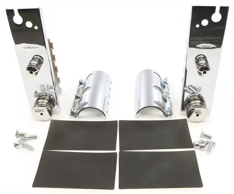 National Cycle Switchblade Windshield Mount Kit - Chrome Quick Release Straight… — Indian Motorcycle Scout, Scout Sixty, Scout Bobber (2015-2024)