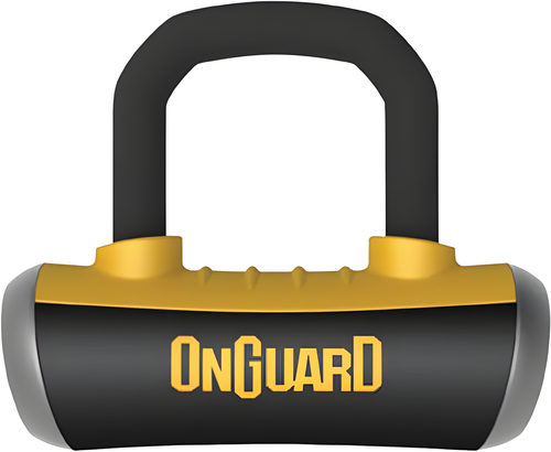Onguard Boxer 8046/8048 Disc locks - 8046 Disc Lock With Disc Reminder Black/Ye…