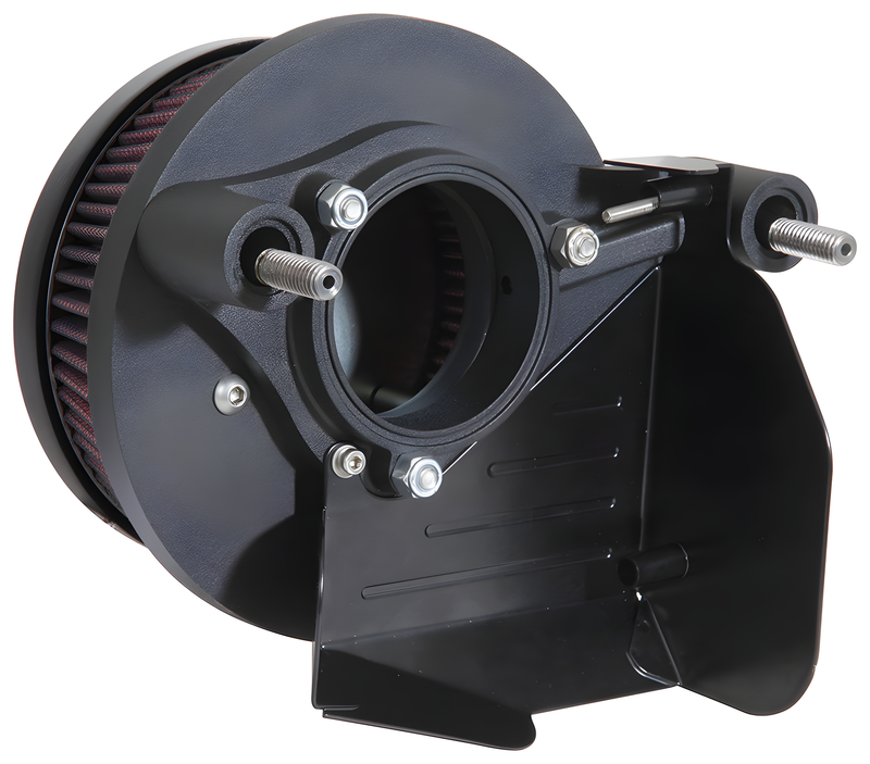 K&N Hammer Street Metal Intake System - Black Finish — Harley-Davidson Road King, Road King Special, Tri Glide Ultra Classic (2017-2022)