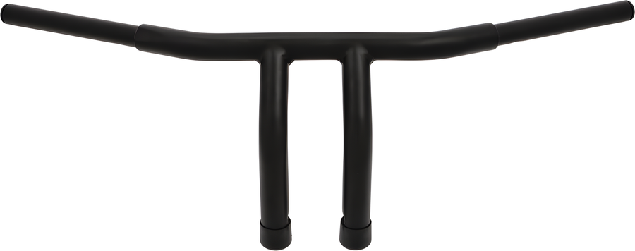 Harddrive Fat Tiller 8" Rise Satin Black Handlebars - Harley Softail & Dyna