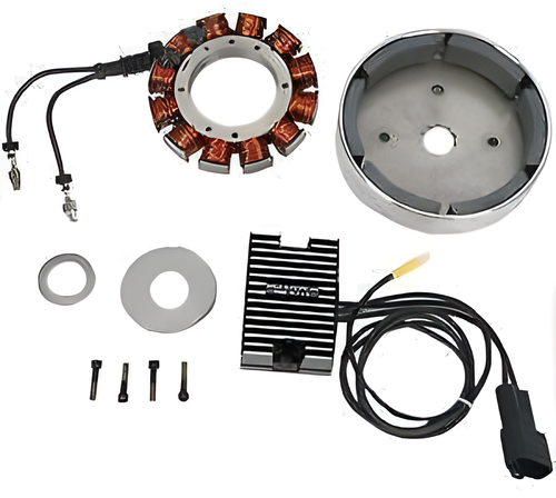 Cycle Electric Alternator Kit - Rigid Mount 4-Speed 1970-1984 — Harley-Davidson Electra Glide, Super Glide, Wide Glide (1980-1984)