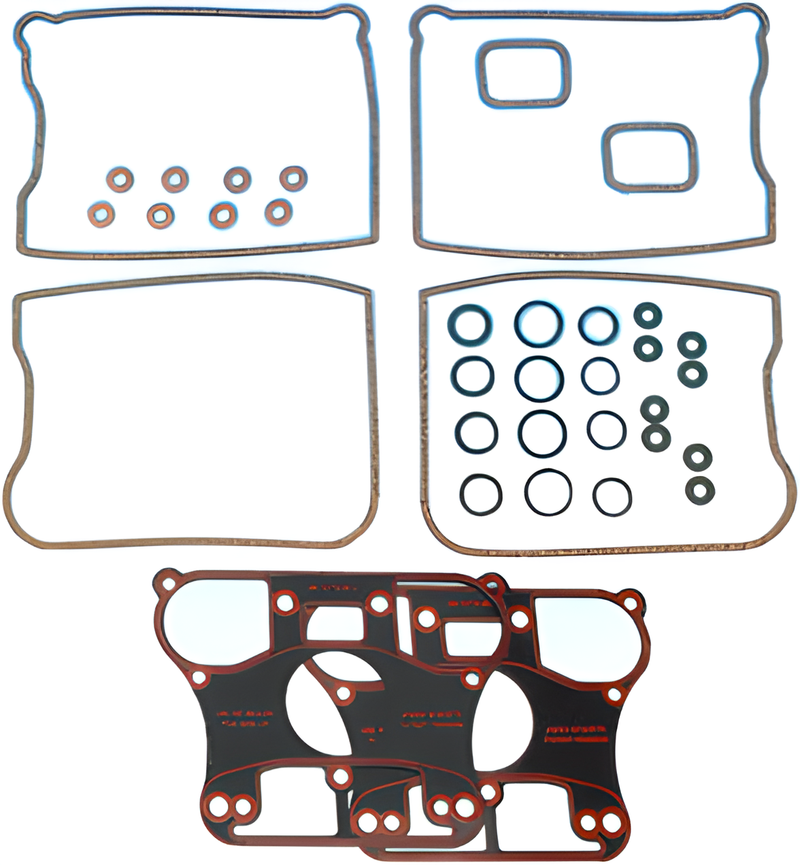 James Gaskets Big Twin Gasket Kit - Rocker Cover W/Cork RKR Paper Base KIT 1703… — Harley-Davidson (1984-1991)